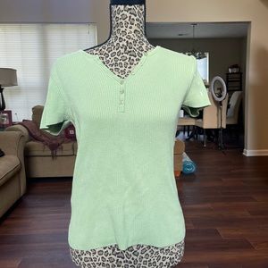 Green Willi Smith Button-Up Top